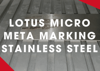 Lotus Micro Meta Laser Marking Stainless Steel