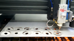 Laser Cutting 12ga Gears