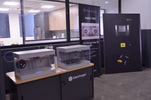Two Markforged Mark Two Printers in the Alfex CNC Australia showroom